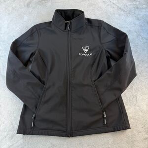 Core 365 Jacket Women M WarmLogic Fleece Lined Topgolf Black